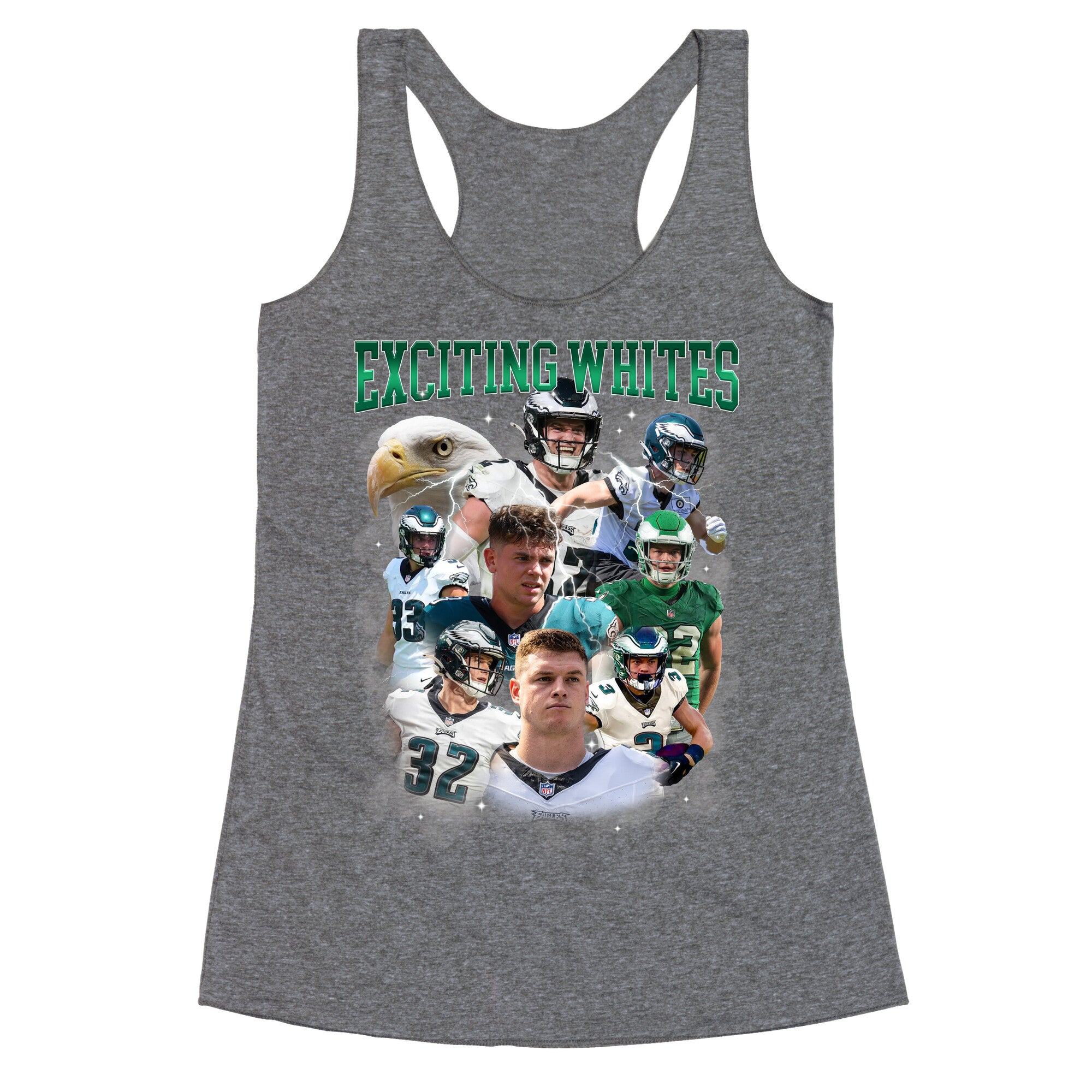 Exciting Whites Racerback Tank